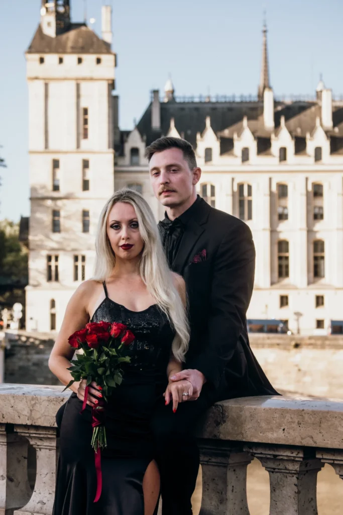 Paris editorial couple photos