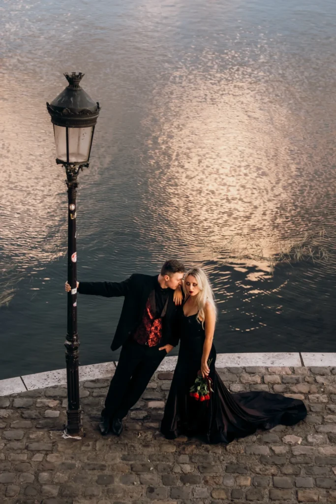 Gothic photoshoot in Paris