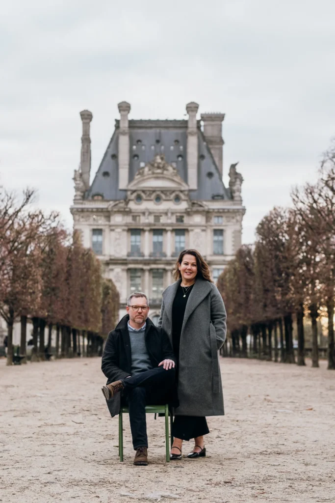 Paris photoshoot at the Tuileries Garden