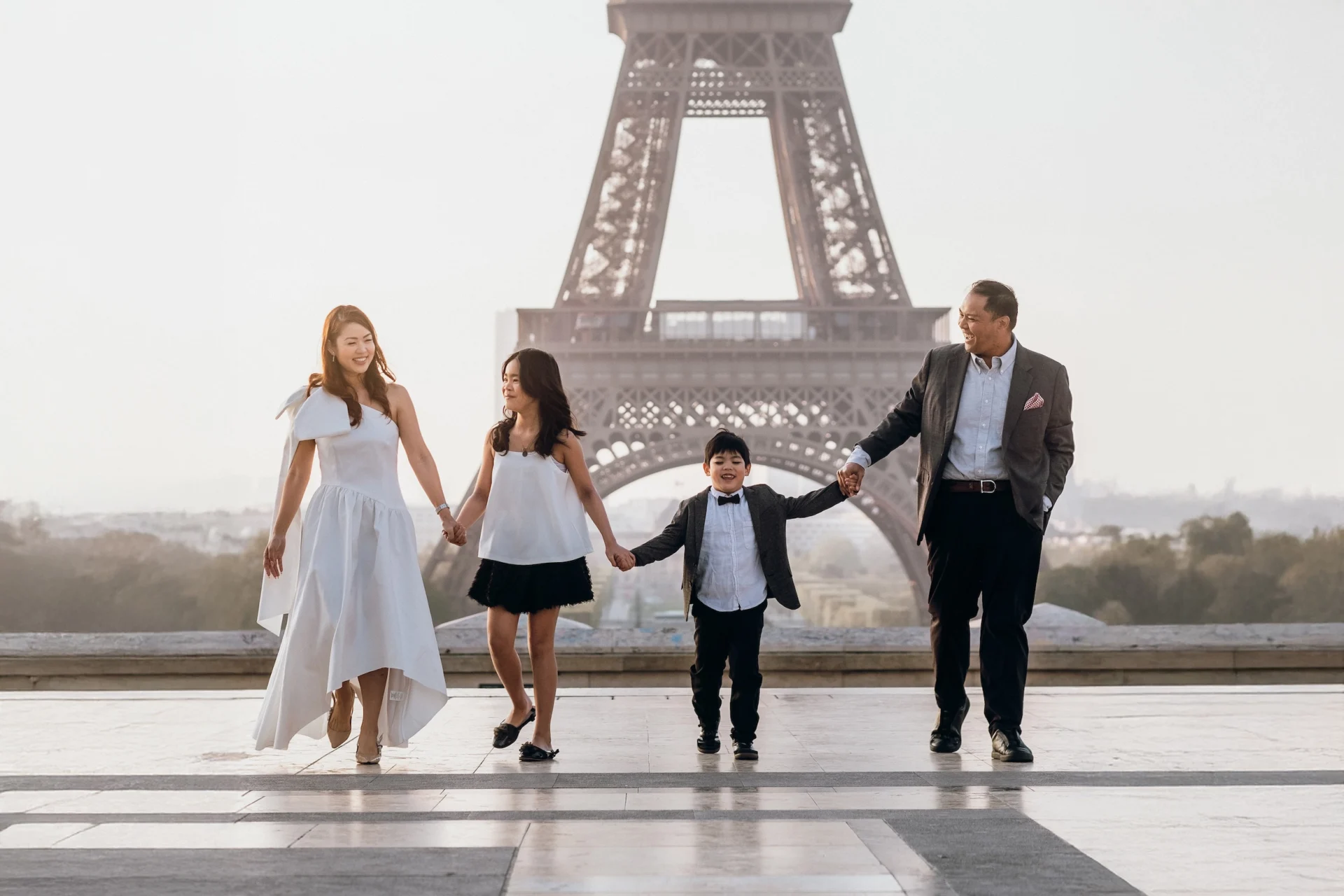 Eiffel Tower Family Photos