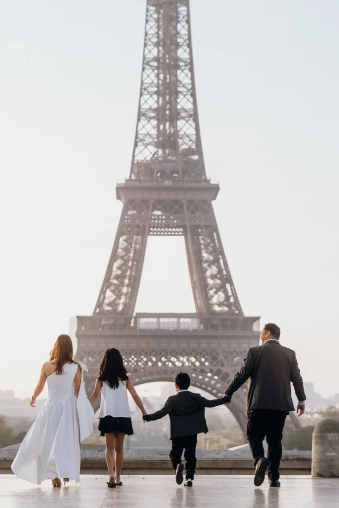 Eiffel Tower Family Photos