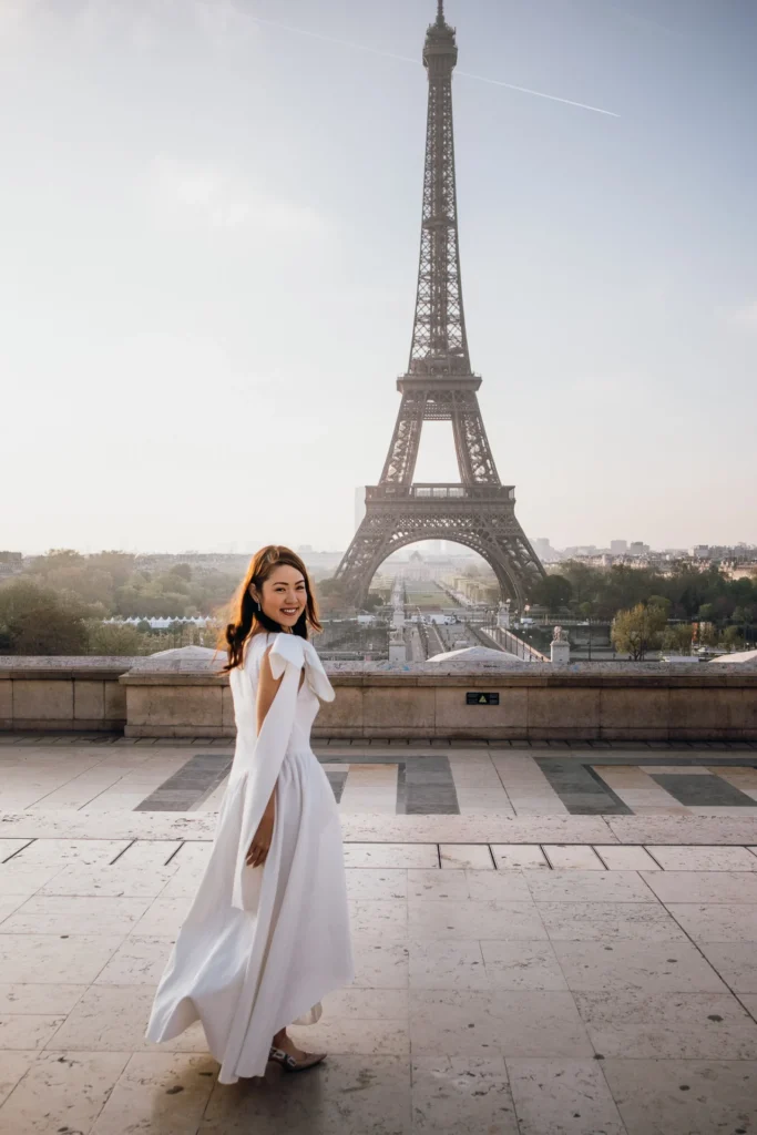 Sunrise portrait in Paris