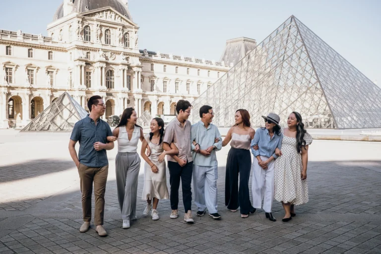 Louvre Museum Family Photoshoot