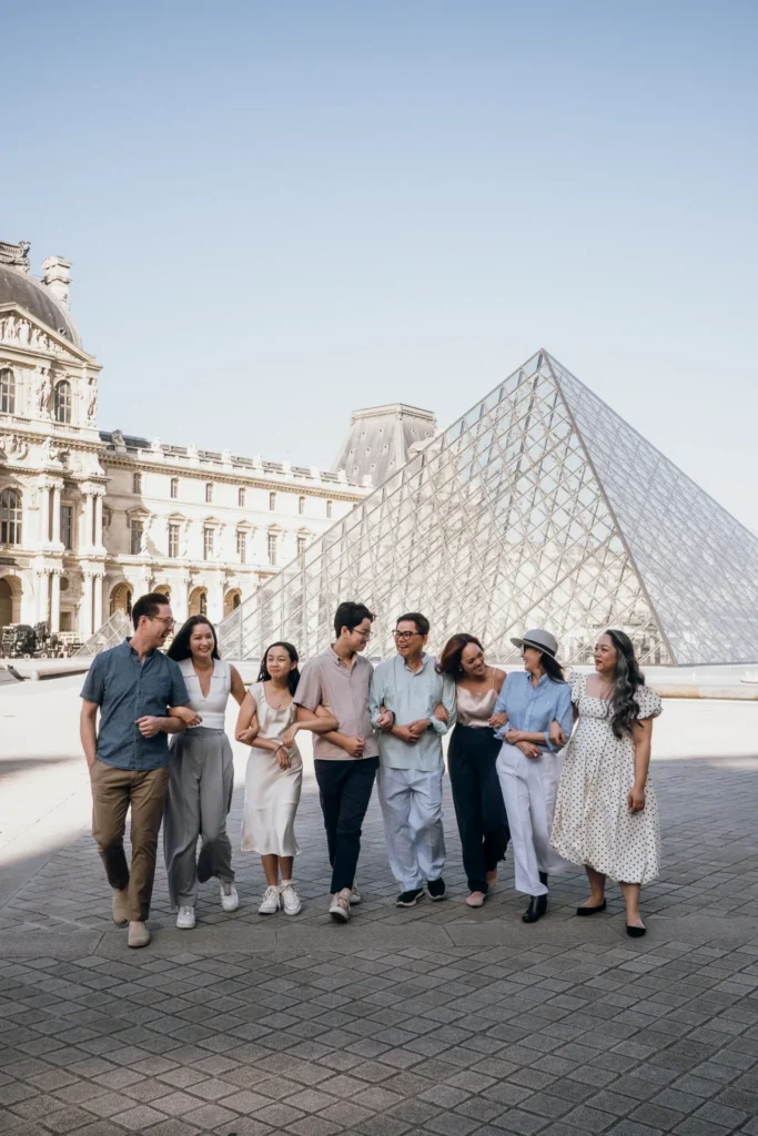 Louvre Museum Family Photoshoot