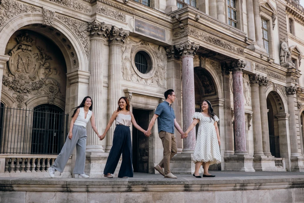 Louvre Museum Family Photoshoot
