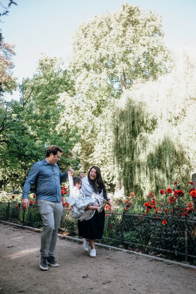 Parc Monceau Family Photoshoot