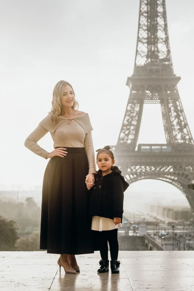 Paris mother daughter photos