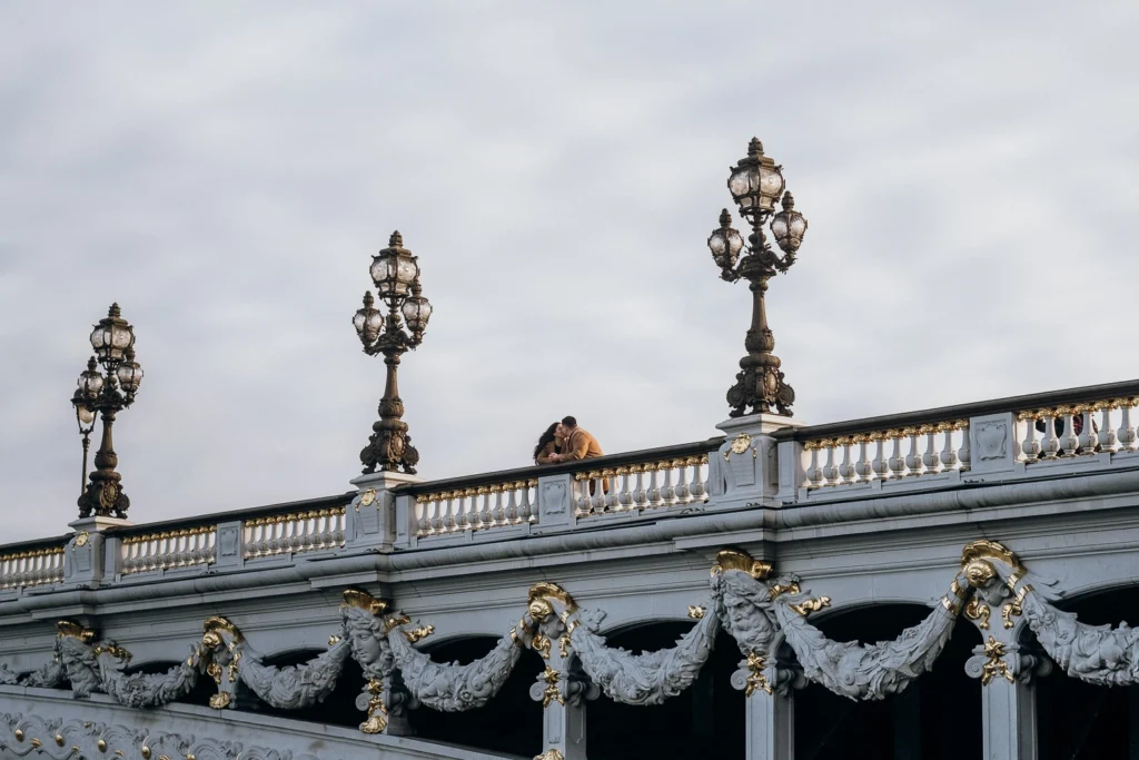 Pont Alexandre III Couple Photoshoot