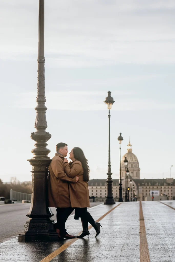 Pont Alexandre III Couple Photoshoot
