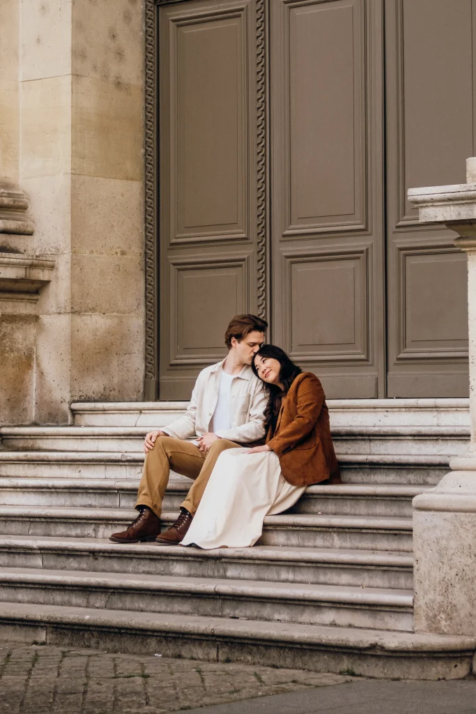 Autumn Paris Couple Photoshoot Outfit