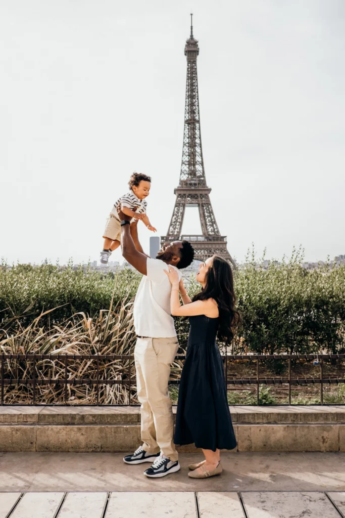 Eiffel Tower family photos