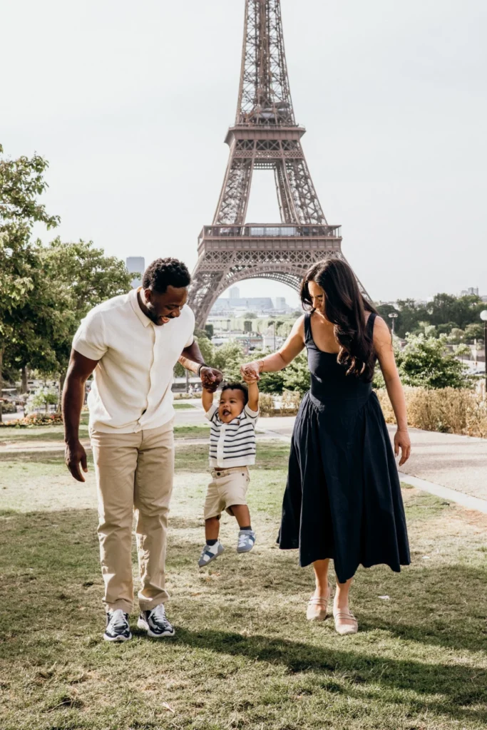 Trocadero family photo session