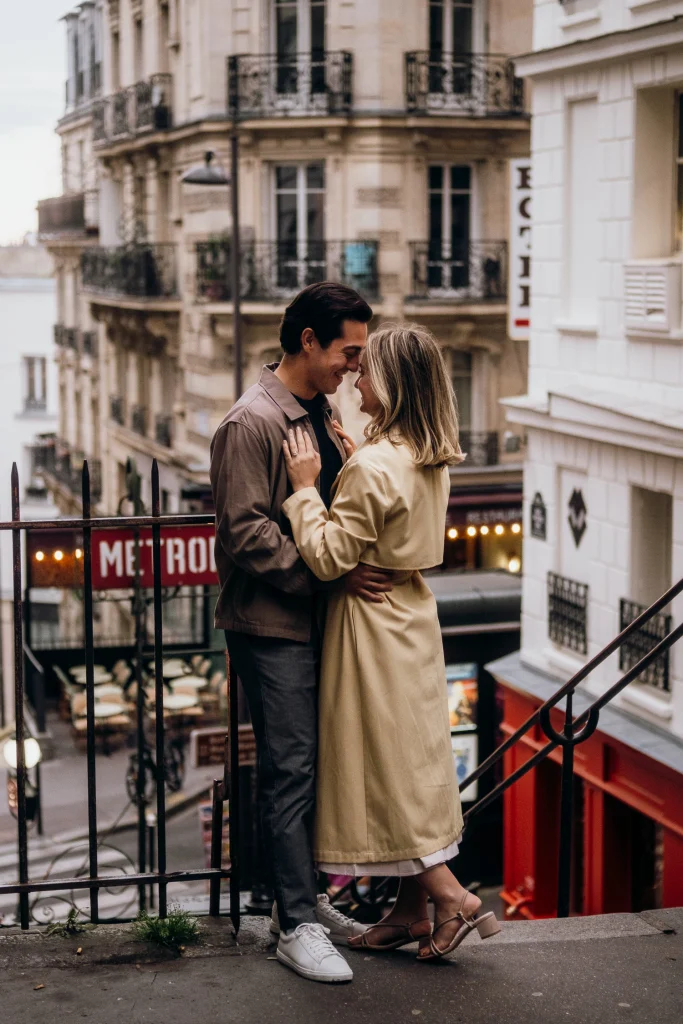 Spring Paris Couple Photoshoot Outfit