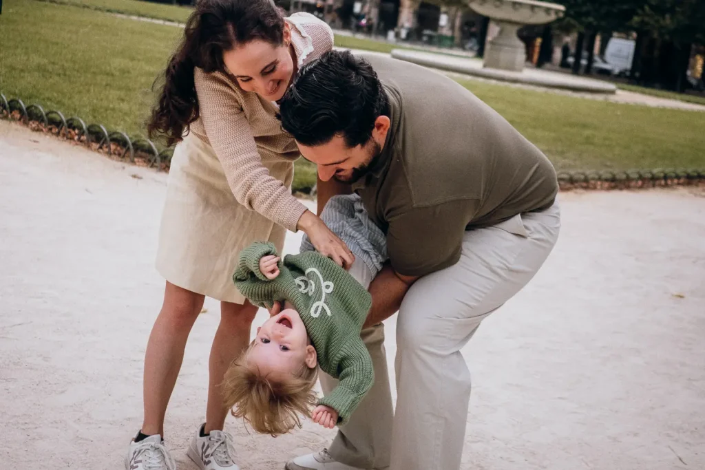 Paris photoshoot with toddler